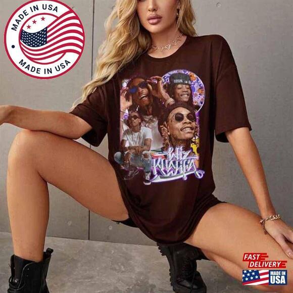 Tops - Wiz Khalifa Unisex Shirt Rapper Tour High School Reunion  T-Shirt